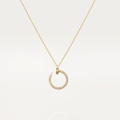 [vivabelle]JUSTE NECKLACE GOLD DIAMONDS