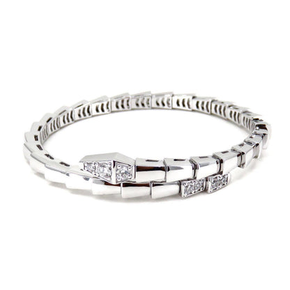 [vivabelle]SERPENTI BRACELET DIAMONDS SILVER