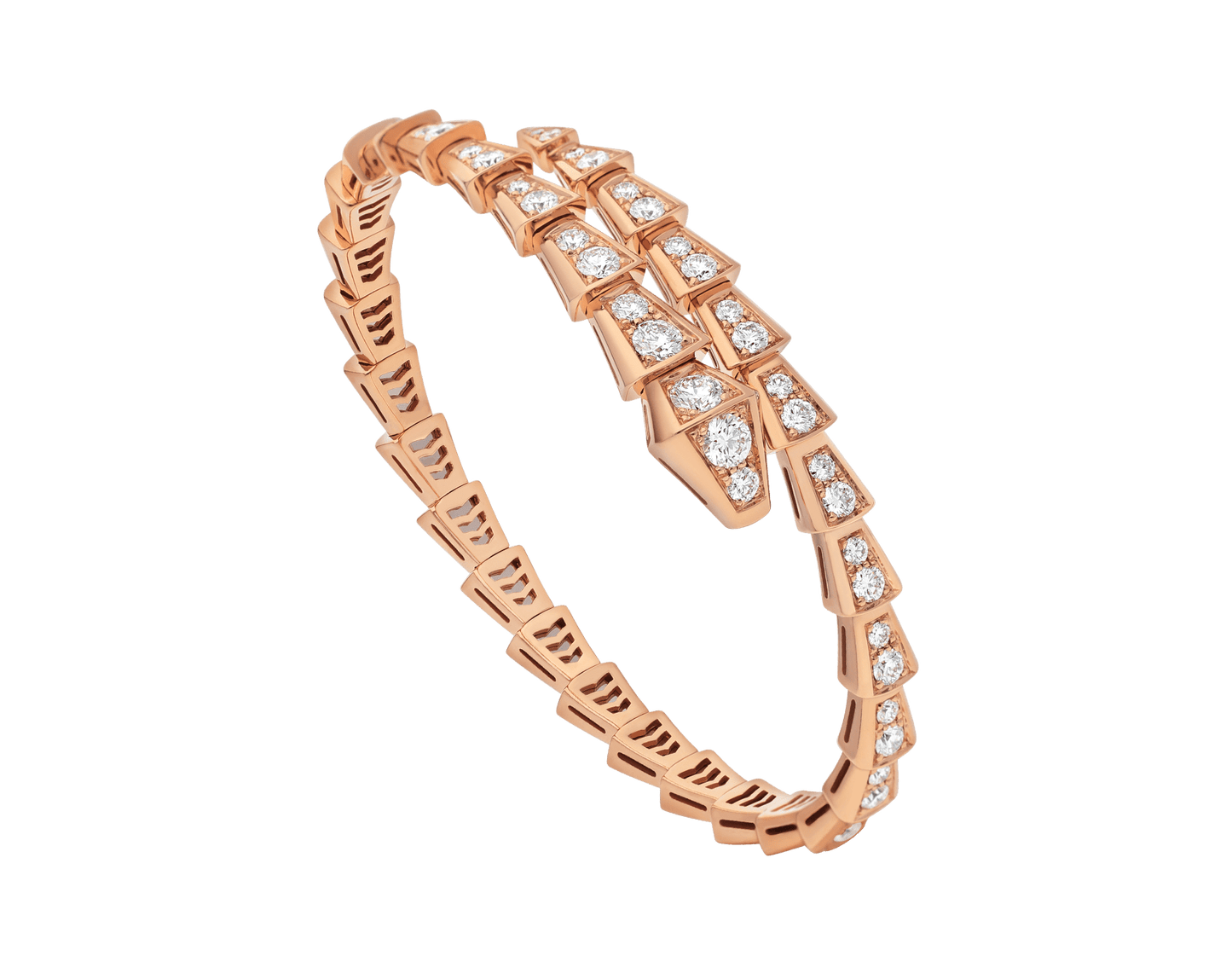 [vivabelle]SERPENTI BRACELET 6.8MM PINK GOLD DIAMOND