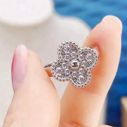 [vivabelle]CLOVER DIAMOND RING