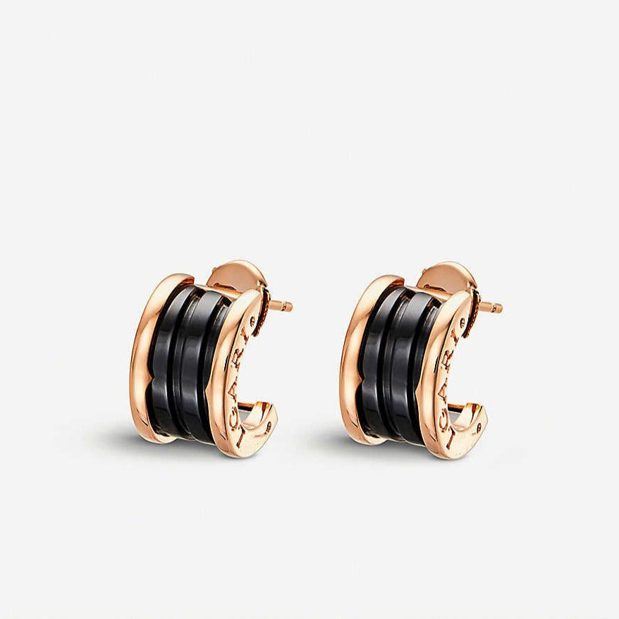 [vivabelle]ZERO 1 PINK GOLD CERAMIC EARRINGS