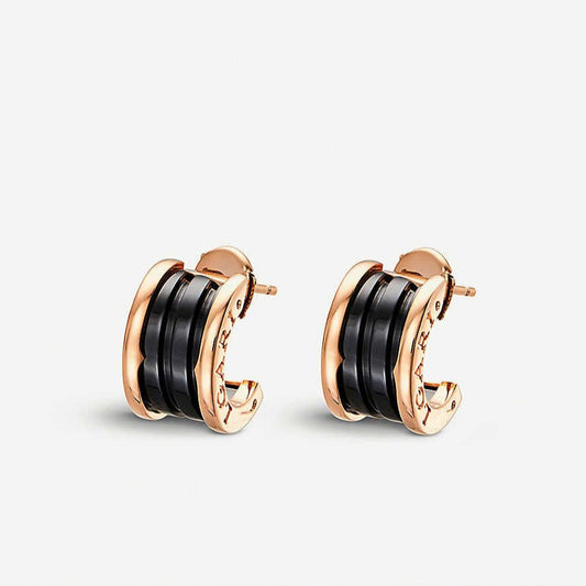 [vivabelle]ZERO 1 PINK GOLD CERAMIC EARRINGS