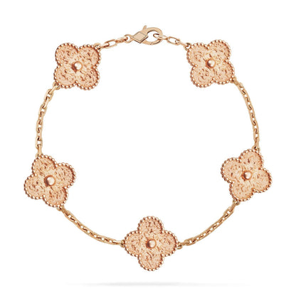 [vivabelle]CLOVER 5 MOTIFS BRONZING BRACELET
