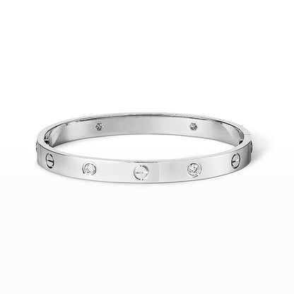 [vivabelle]LOVE BRACELET 6.1MM 4 DIAMONDS