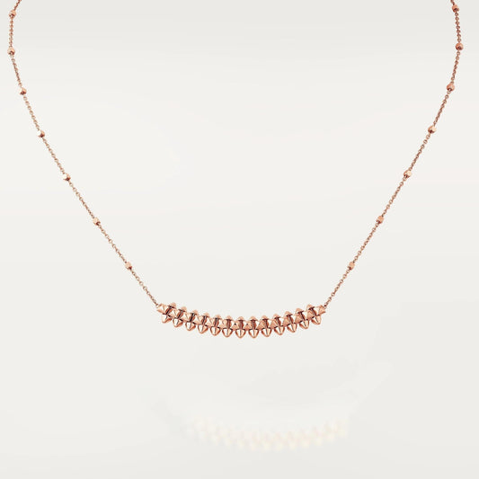 [vivabelle]CLASH PINK GOLD NECKLACE