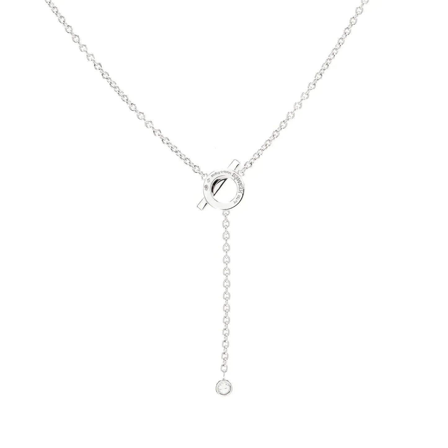 [vivabelle]FINESSE SILVER DIAMOND NECKLACE