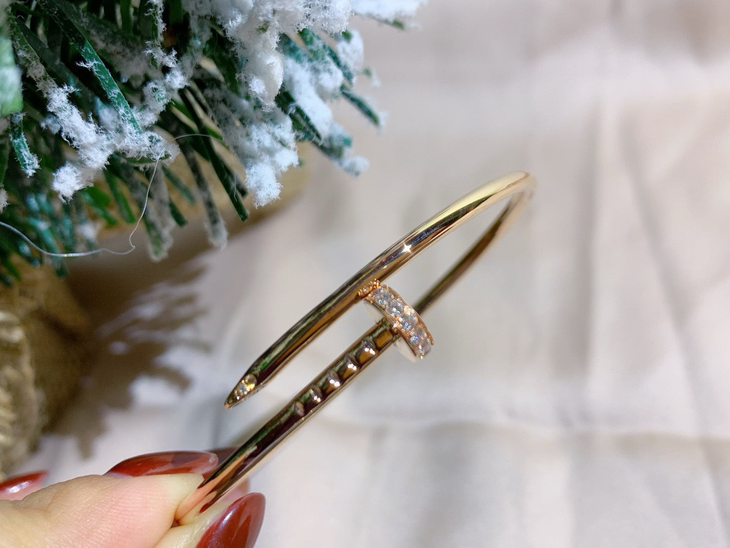 [vivabelle]JUSTE BRACELET 2.5MM DIAMONDS