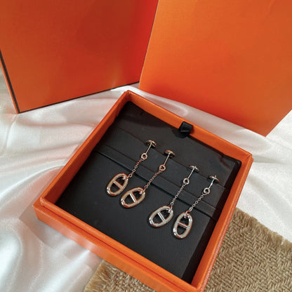 [vivabelle]CHAINE TASSEL EARRINGS