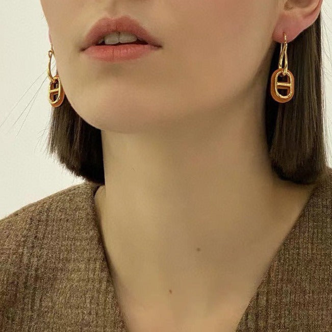[vivabelle]HM O'MAILLON GOLD EARRINGS