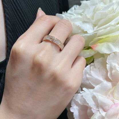 [vivabelle]KELLY PINK GOLD DIAMOND RING