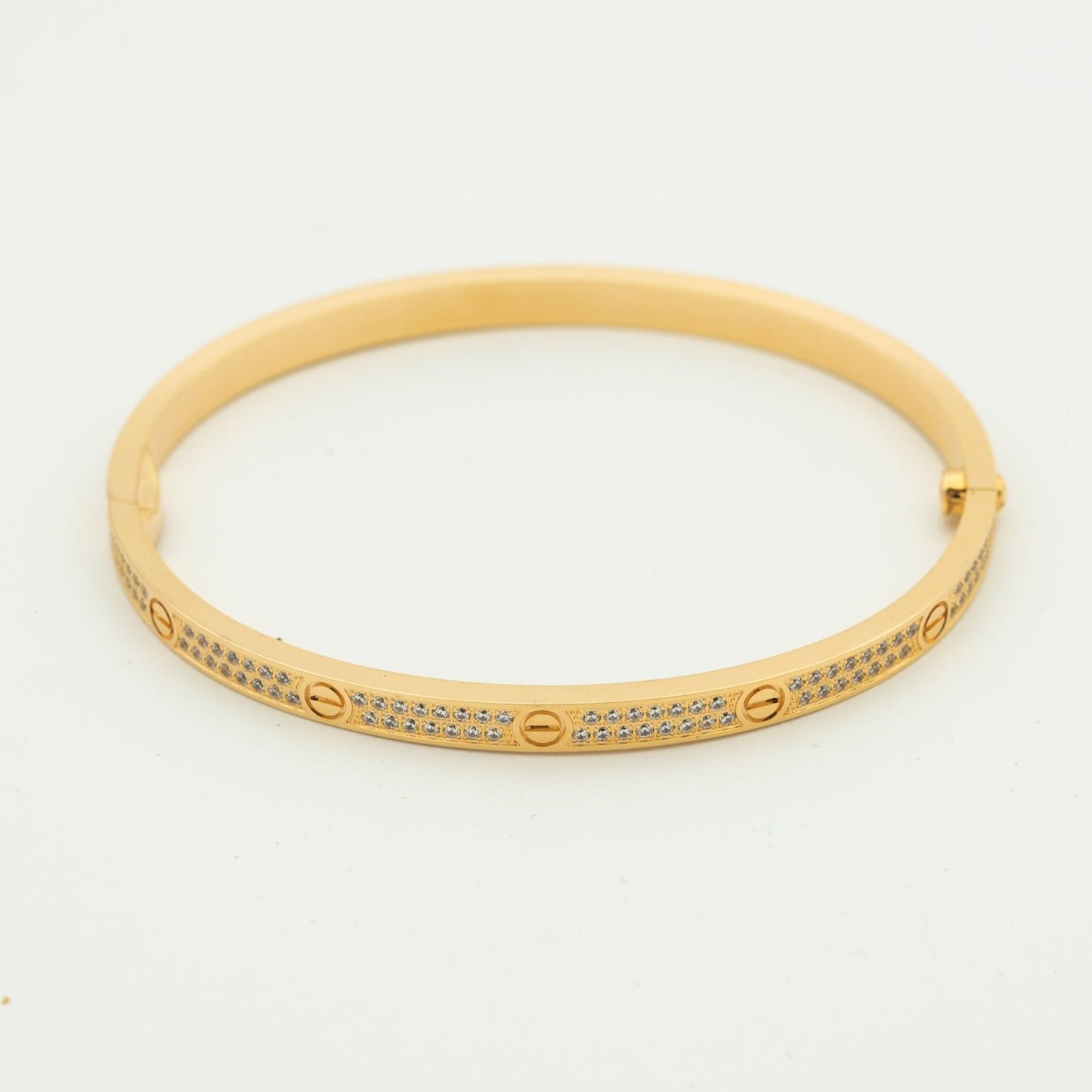 [vivabelle]LOVE BRACELET 3.65MM DIAMOND-PAVED