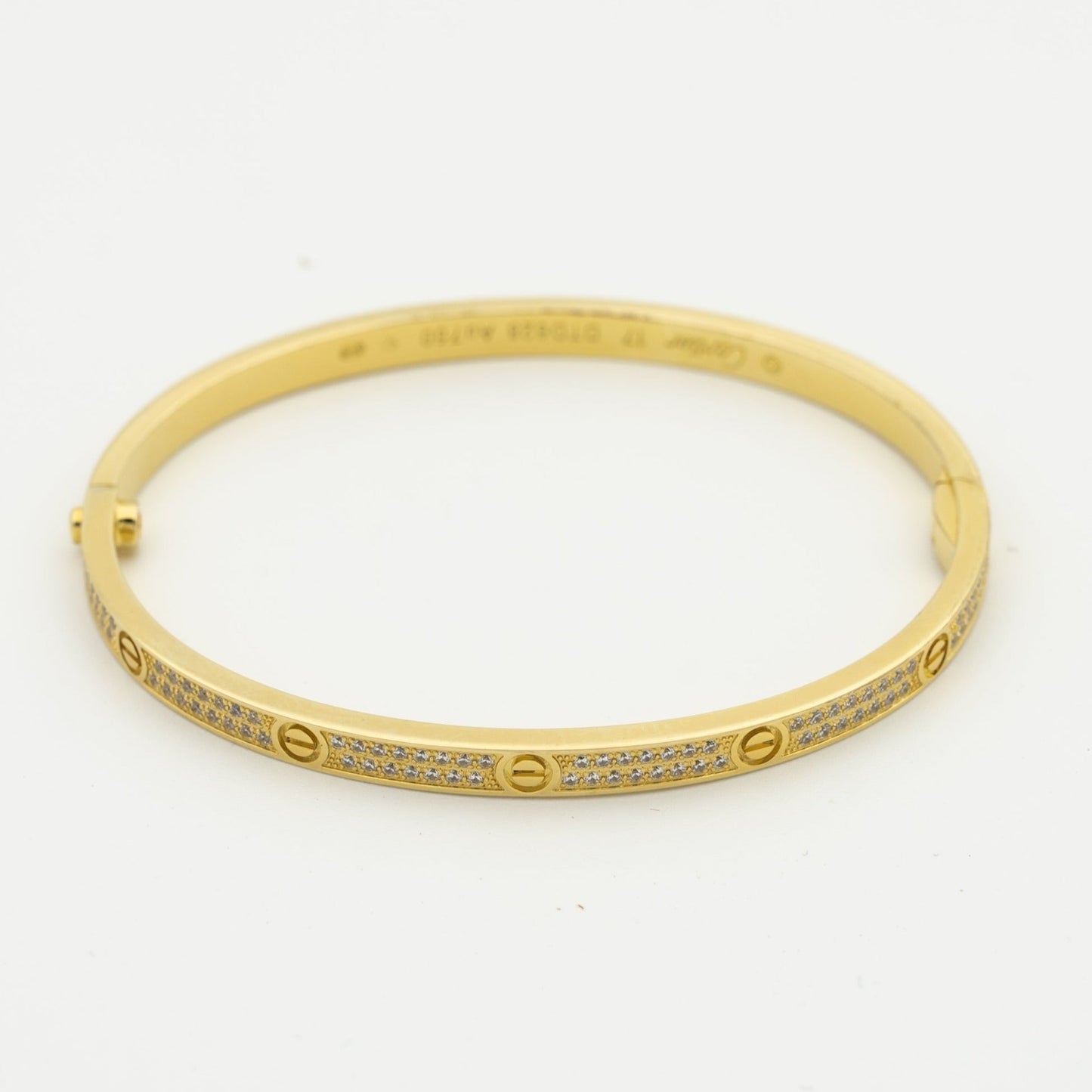 [vivabelle]LOVE BRACELET 3.65MM DIAMOND-PAVED