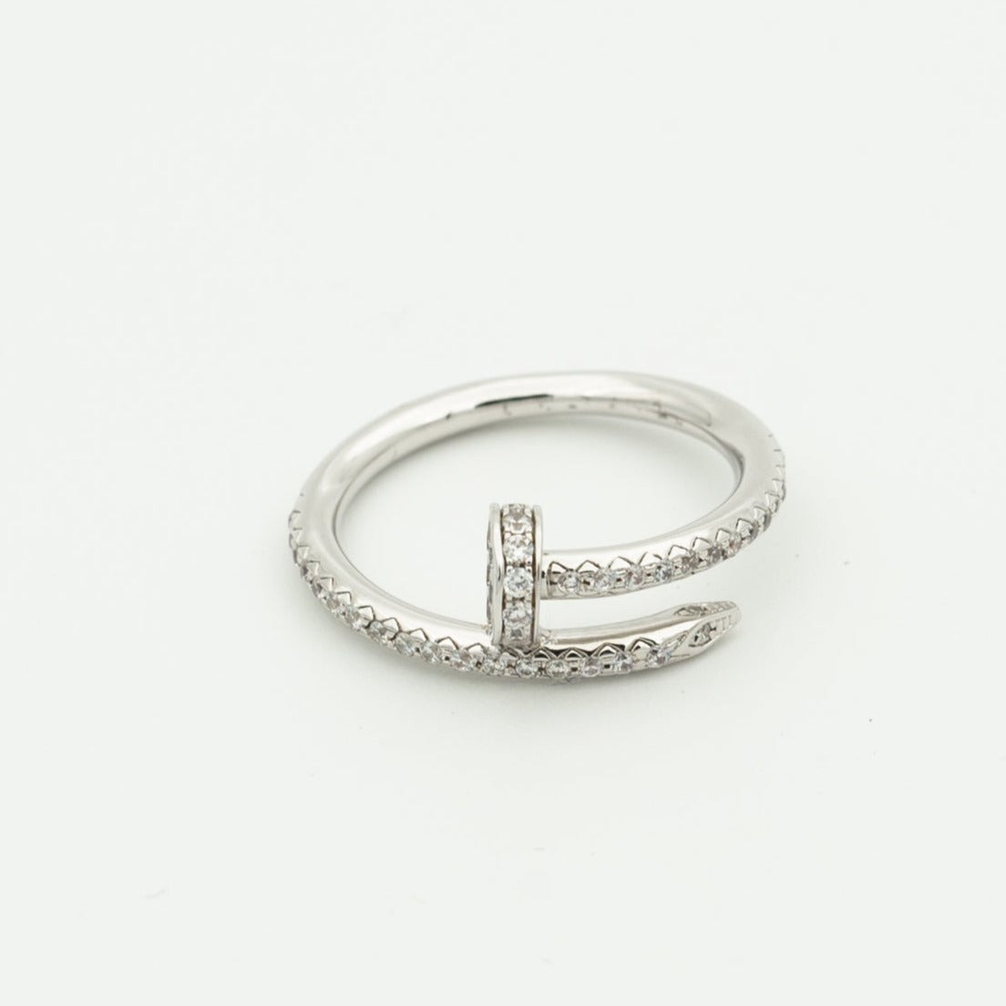 [vivabelle]JUSTE RING 1.8MM SILVER DIAMONDS