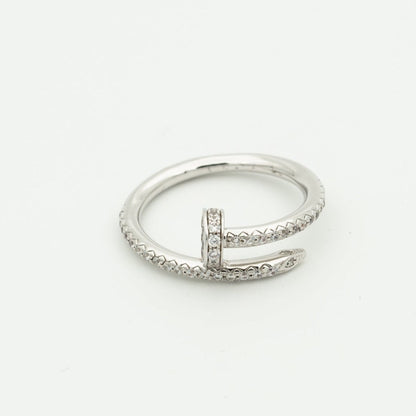[vivabelle]JUSTE RING 1.8MM SILVER DIAMONDS