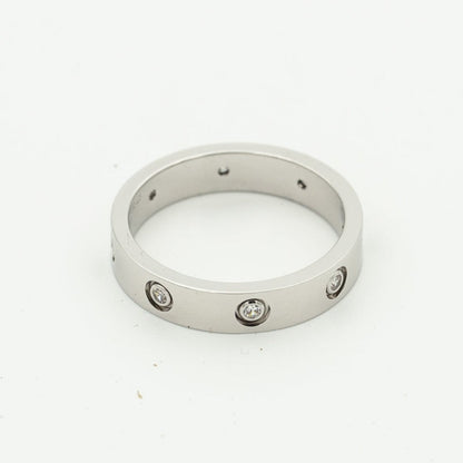 [vivabelle]LOVE RING 3.6MM 8 DIAMONDS