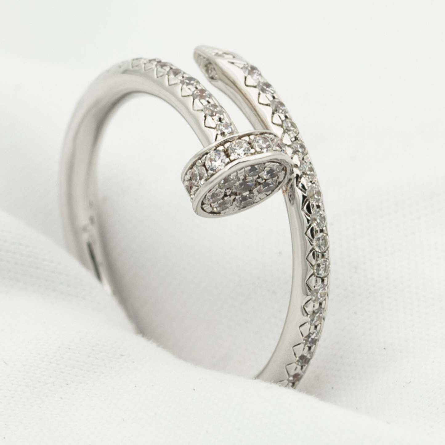 [vivabelle]JUSTE RING 1.8MM SILVER DIAMONDS