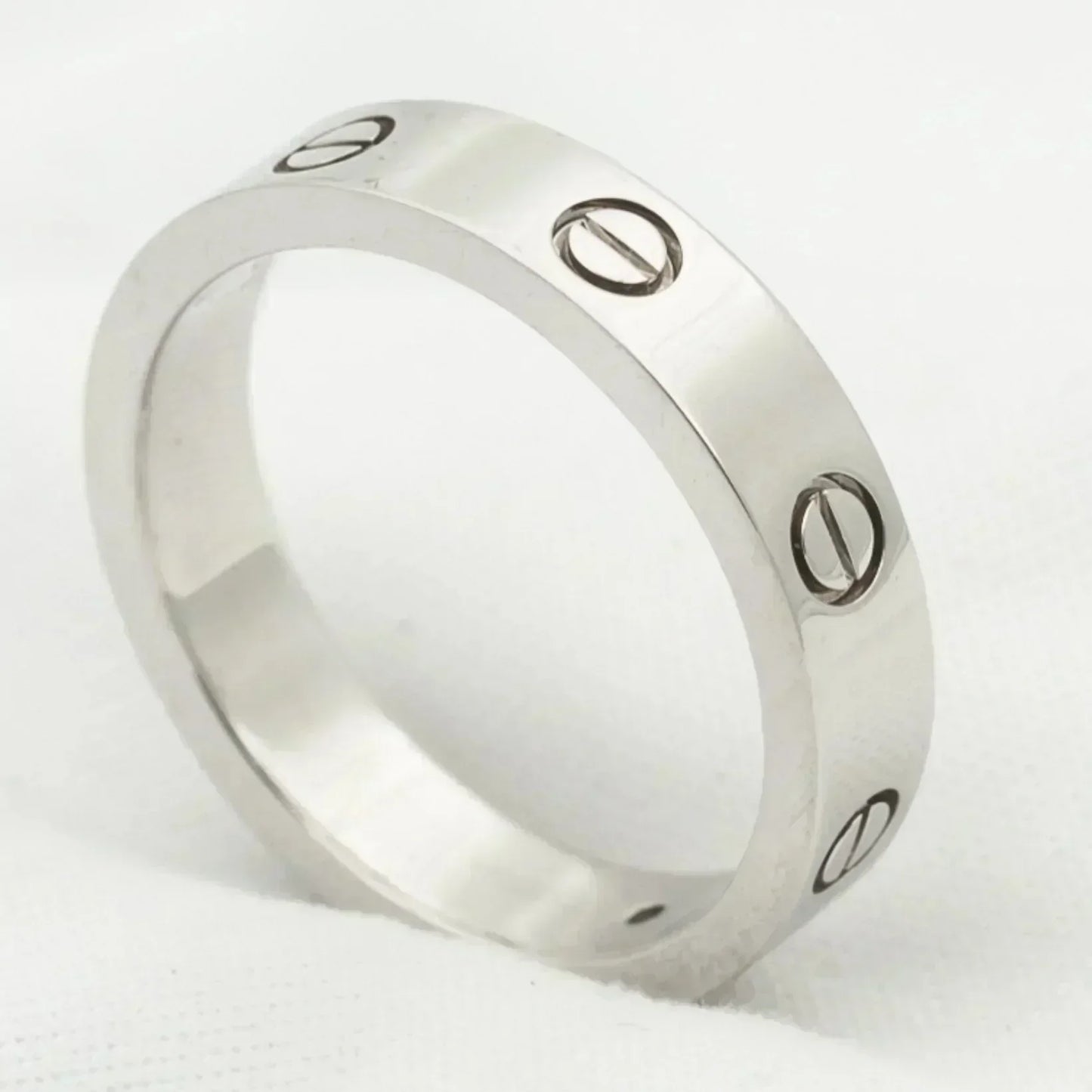 [vivabelle]LOVE RING 4MM 1 DIAMOND SILVER