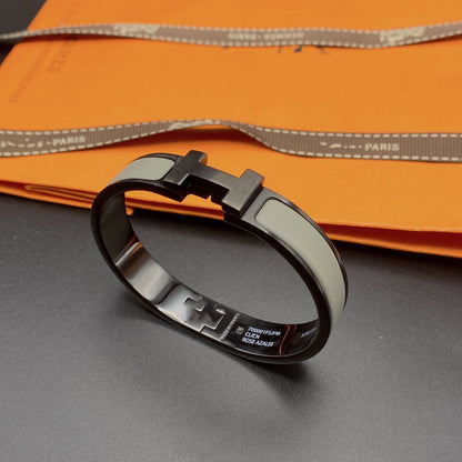 [vivabelle]CLIC HM SO BLACK GREY BRACELET