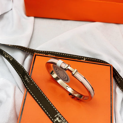 [vivabelle]CLASSIC HM CLIC  PINK 8MM ENAMEL BRACELET