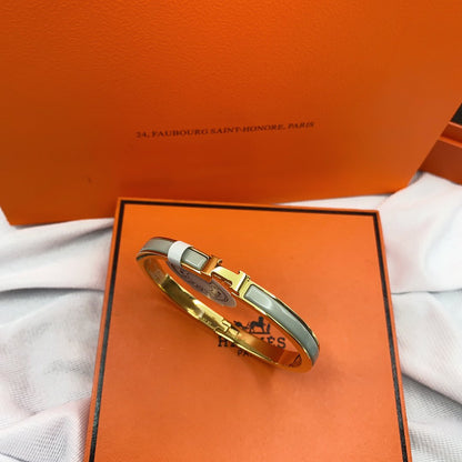 [vivabelle]CLASSIC HM CLIC GREEN 8MM ENAMEL BRACELET