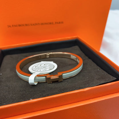 [vivabelle]CLASSIC HM CLIC GREEN 8MM ENAMEL BRACELET