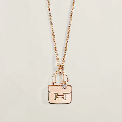 [vivabelle]AMULETTE PEDANT ROSE GOLD NECKLACE