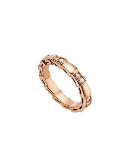 [vivabelle]SERPENTI RING PINK GOLD  3MM
