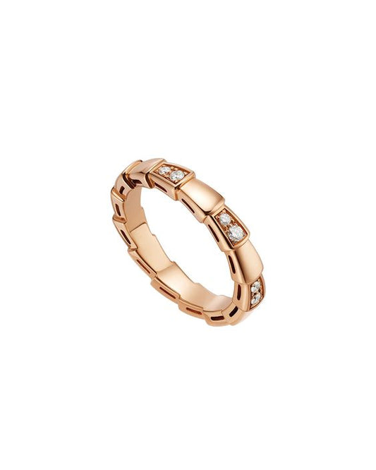 [vivabelle]SERPENTI RING PINK GOLD  3MM