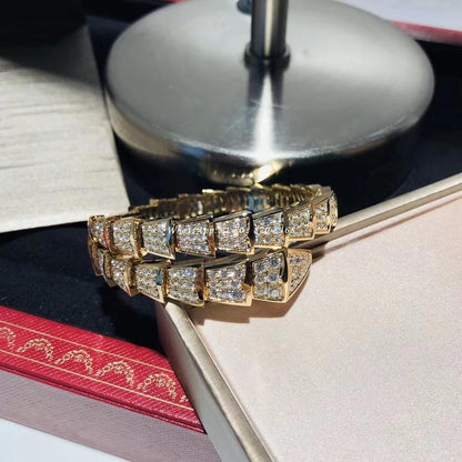 [vivabelle]SERPENTI BRACELET 8MM GOLD DIAMOND