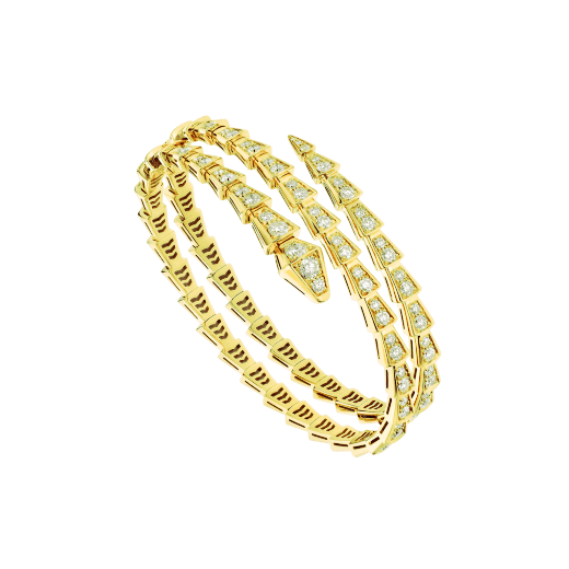 [vivabelle]SERPENTI BRACELET GOLD DIAMOND DOUBLE ROW