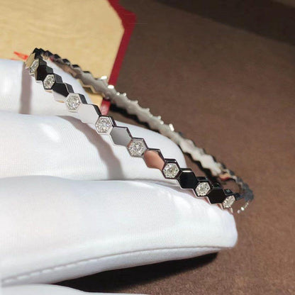 [vivabelle]BEE LOVE SILVER DIAMOND BRACELET