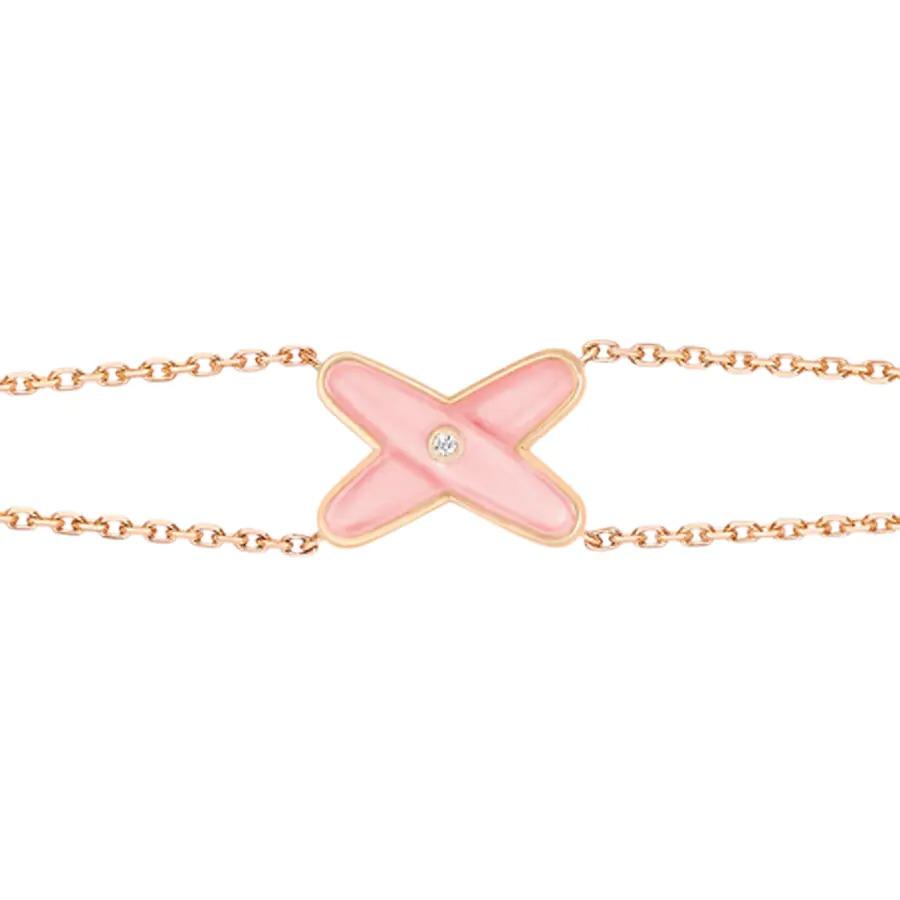[vivabelle]JEUX BRACELET PINK MOP PINK GOLD 1 DIAMOND