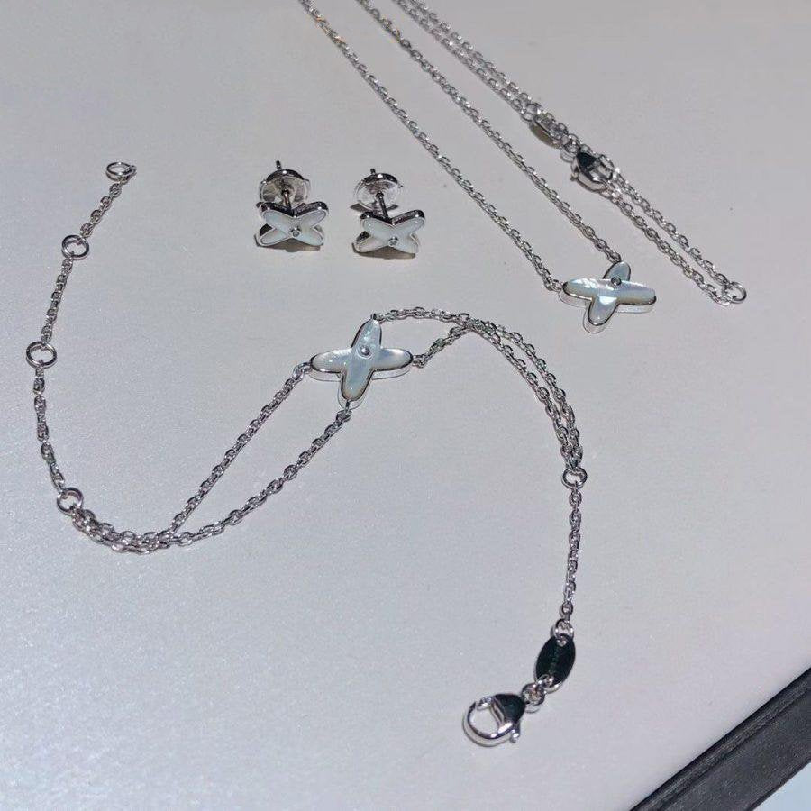 [vivabelle]JEUX BRACELET WHITE MOP SILVER 1 DIAMOND