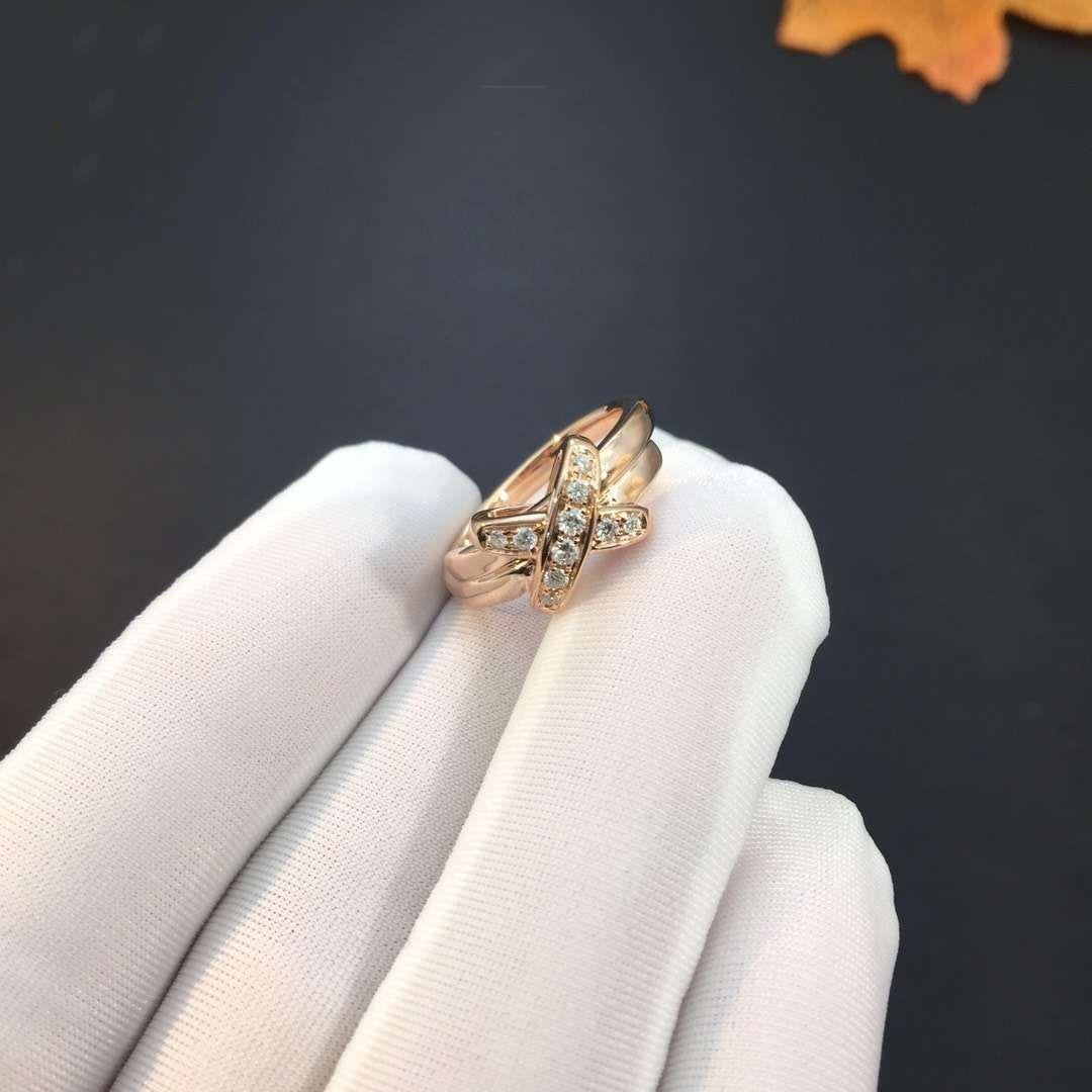 [vivabelle]JEUX DE PINK GOLD DIAMOND RING