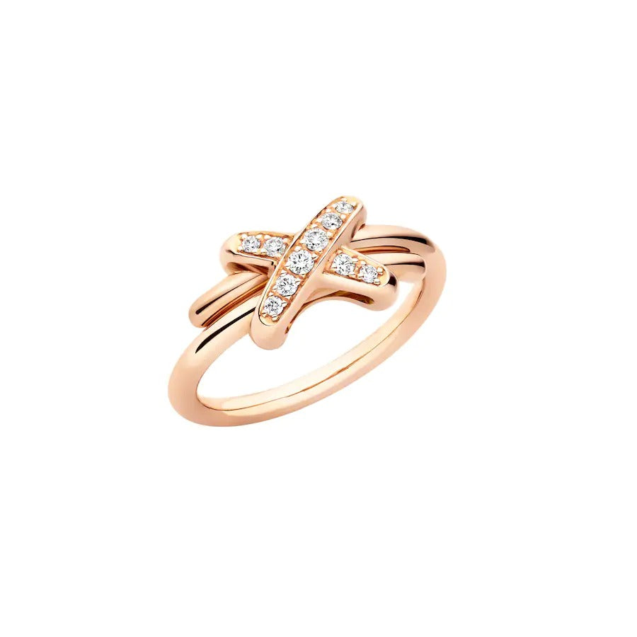 [vivabelle]JEUX DE PINK GOLD DIAMOND RING