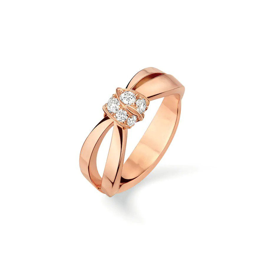 [vivabelle]LIENS RING PINK GOLD DIAMOND