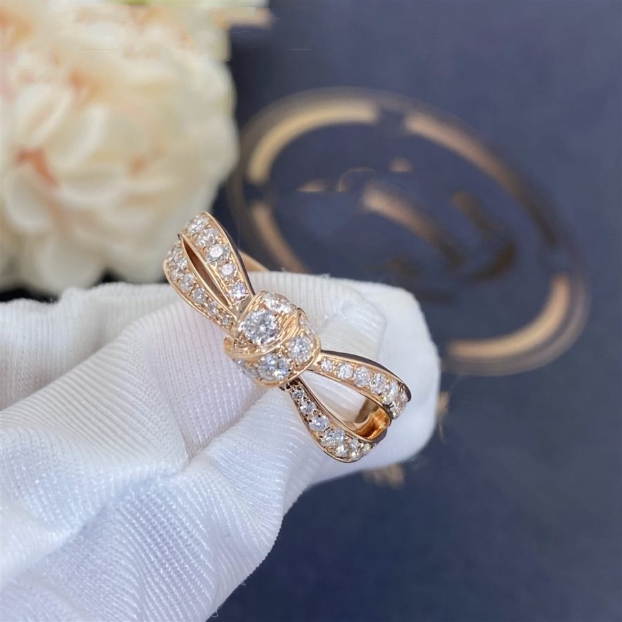 [vivabelle]LIENS PINK GOLD DIAMOND RING