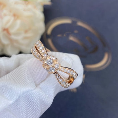 [vivabelle]LIENS PINK GOLD DIAMOND RING