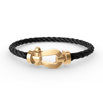 [vivabelle]FORCE LARGE HORSESHOE NO DIAMOND BRACELET GOLD