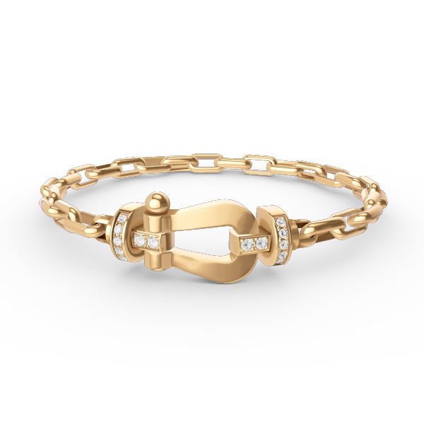 [vivabelle]FORCE LARGE HORSESHOE CLASP  METAL BRACELET