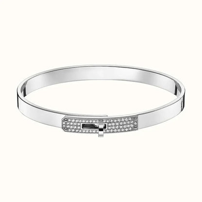 [vivabelle]KELLY SILVER DIAMOND BRACELET