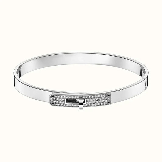 [vivabelle]KELLY SILVER DIAMOND BRACELET