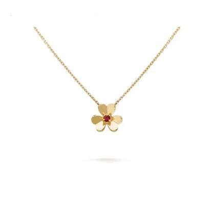 [vivabelle]FRIVOLE GOLD FLOWER NECKLACE