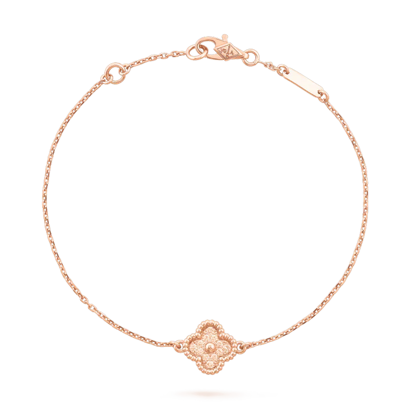[vivabelle]CLOVER SINGLE FLOWER BRACELET