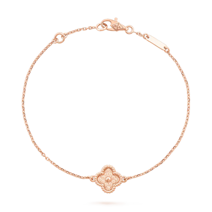 [vivabelle]CLOVER SINGLE FLOWER BRACELET