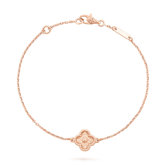 [vivabelle]CLOVER SINGLE FLOWER BRACELET