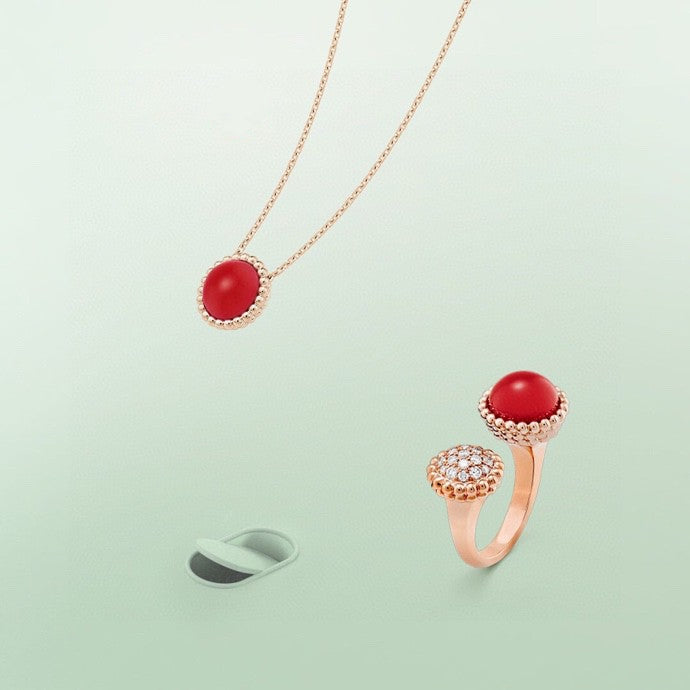 [vivabelle]PERLEE COULEURS DIAMOND ROSE GOLD BETWEEN THE FINGER RING