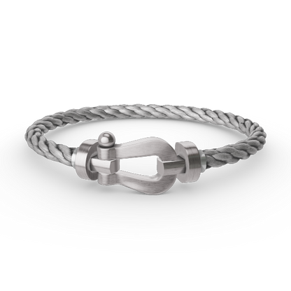 [vivabelle]FORCE LARGE HORSESHOE NO DIAMOND BRACELET SILVER