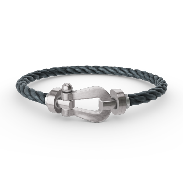 [vivabelle]FORCE LARGE HORSESHOE NO DIAMOND BRACELET SILVER