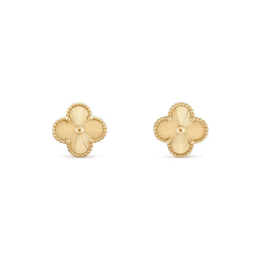 [vivabelle]CLOVER MEDIUM 1 MOTIFS LASER EARRINGS